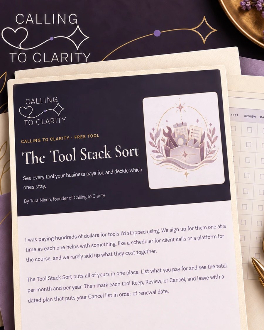 The Tool Stack Sort